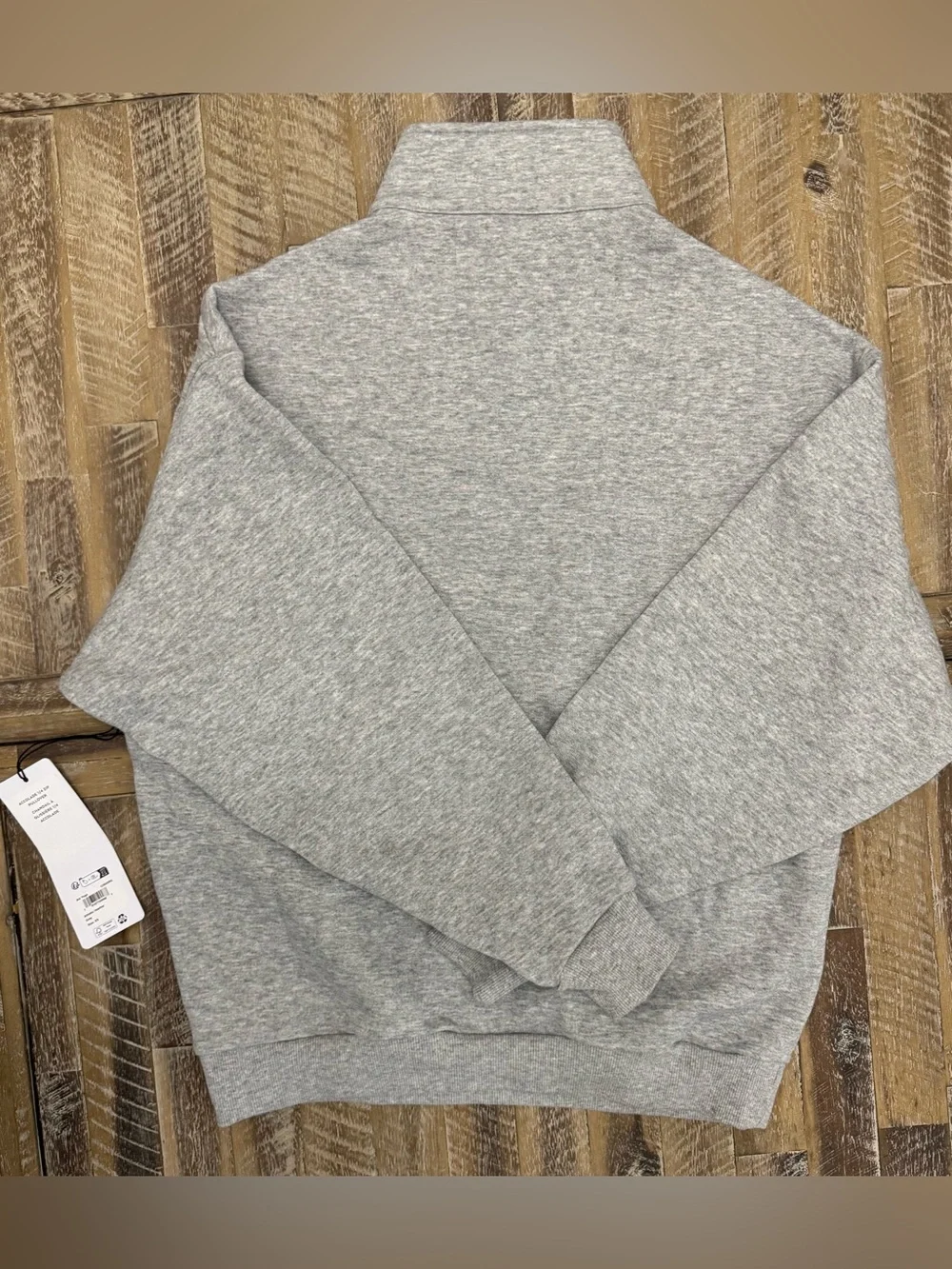 ALO Yoga 1/4-Zip Pullover Sweatshirt - Athletic Heather Grey - XS - NWT